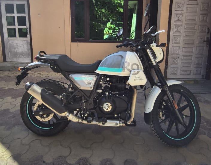 Royal Enfield Scram on rent in Guwahati - adventure bike rental