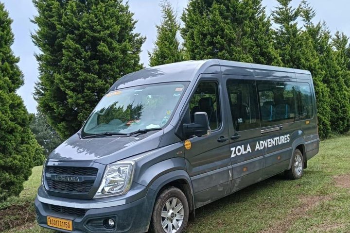 Urbania hire in Guwahati - Zola Adventures Force Urbania luxury van